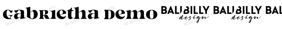 Gabrietha Demo字体转换